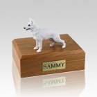 German Shepherd White Large Dog Urn