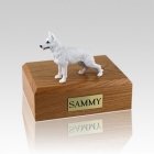 German Shepherd White Medium Dog Urn