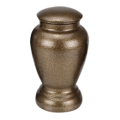 Gilded Metal Pet Urn