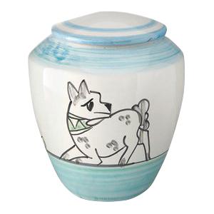 Giocoso Ceramic Dog Urn