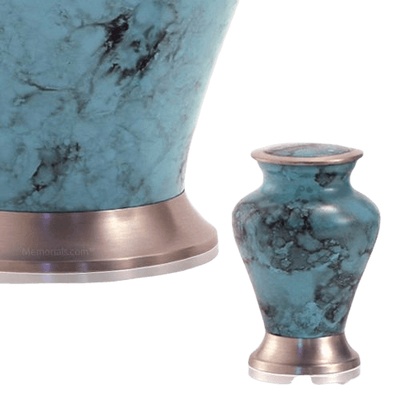 Glenwood Blue Keepsake Cremation Urn