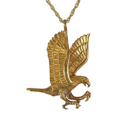 Gliding Eagle Cremation Jewelry II