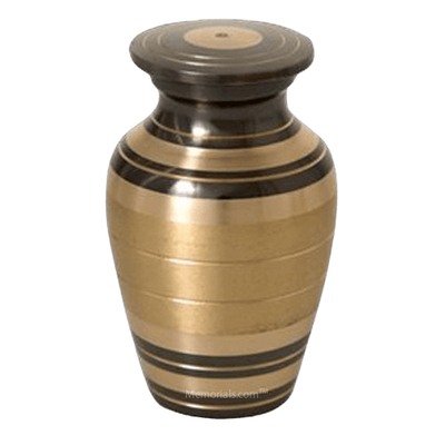 Gold & Black Ribbon Keepsake Urn