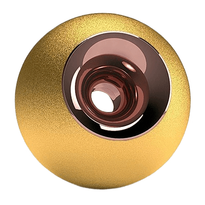 Gold & Copper Orb Cremation Urn