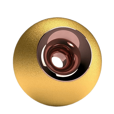 Gold & Copper Orb Urns
