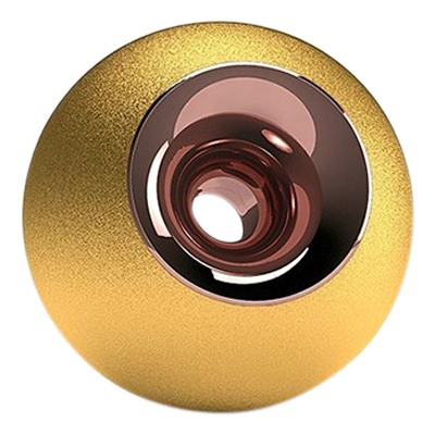 Gold & Copper Sphere Pet Urn