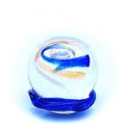 Gold & Ocean Blue Galaxy Medium Memory Glass Keepsake