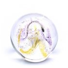 Gold & Purple Embrace Memory Glass Keepsake