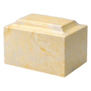 Gold Marble Keepsake Cremation Urn