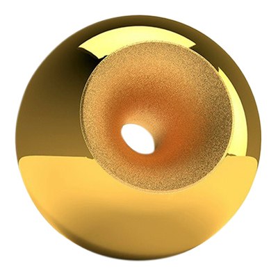 Gold Modern Sphere Pet Urn