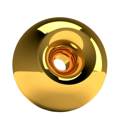Gold Orb Cremation Urn