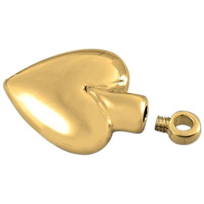 Gold Spade Cremation Pendant