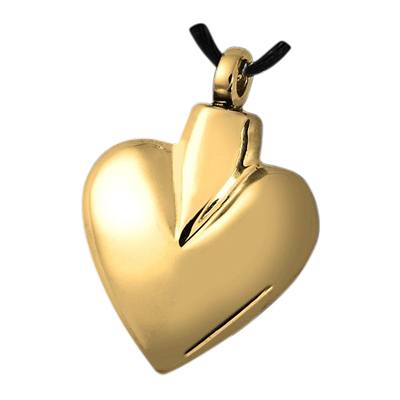 Gold Spade Cremation Pendant