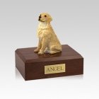 Golden Retriever Blond Sitting Small Dog Urn
