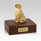 Golden Retriever Blonde Sitting Medium Dog Urn