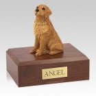 Golden Retriever Golden Sitting Large Dog Urn