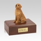 Golden Retriever Golden Sitting Medium Dog Urn