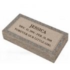 Grace XX Large Granite Pet Grave Marker