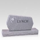 Grapevine Companion Granite Headstone