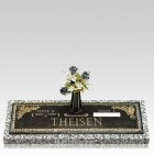 Grave Marker Dates Scroll