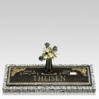 Grave Marker Full Date Scroll