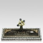 Grave Marker Year Date Plaque