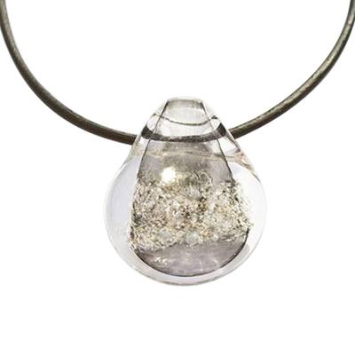 Gray Memorial Jewelry Pendant