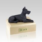 Great Dane Black Medium Dog Urn