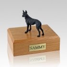 Great Dane Black Standing X Large Dog Urn