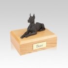 Great Dane Bronze Small Dog Urn