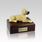 Great Dane Fawn Small Dog Urn