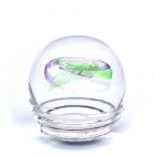 Green & Purple Galactic Medium Memory Glass Keepsake