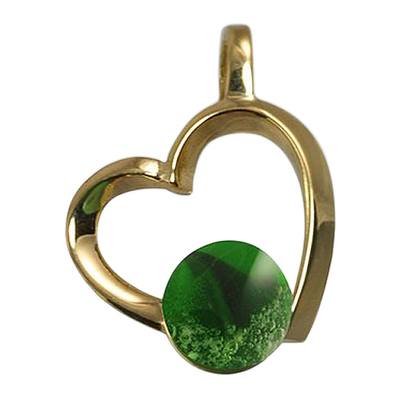 Green Amore Cremation Ash Pendant