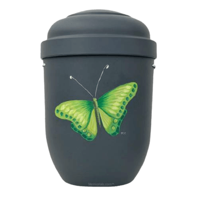 Green Butterfly Biodegradable Urn