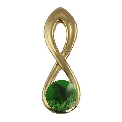 Green Eternity Cremation Ash Pendant