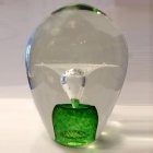 Green Geyser Glass Cremation Keepsake