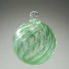 Green Glass Cremation Ornament