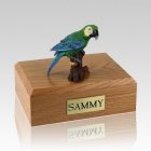 Green Parrot X Large Bird Cremation Urn