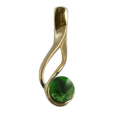 Green Tune Cremation Ash Pendant