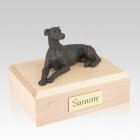 Greyhound Bronze Large Dog Urn