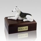 Greyhound White & Brindle X Large Dog Urn