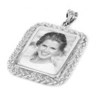 Harmony Silver Etched Pendant