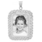 Harmony Silver Etched Pendant