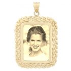 Harmony Yellow Gold Photo Pendant