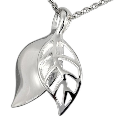 Harvest Leaf Cremation Pendant