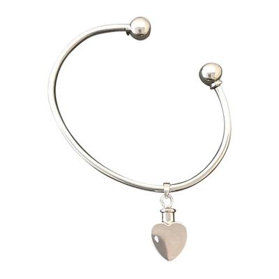 Heart Cremation Bangle