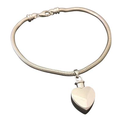 Heart Cremation Bracelet