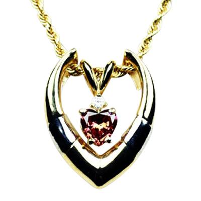 Heart Shaped Enhancer Pendant 