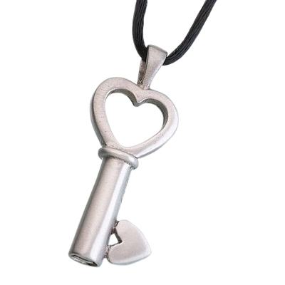 Heart Key Cremation Pendant II