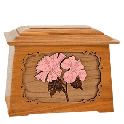 Hibiscus Mahogany Aristocrat Cremation Urn